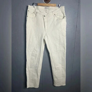 Abercrombie & Fitch The Dad High Rise Crossover Jeans